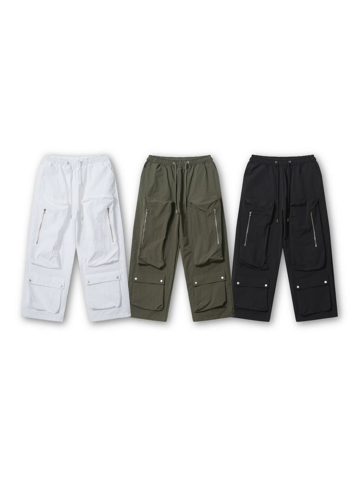 淨色多袋鬆身褲 P2791