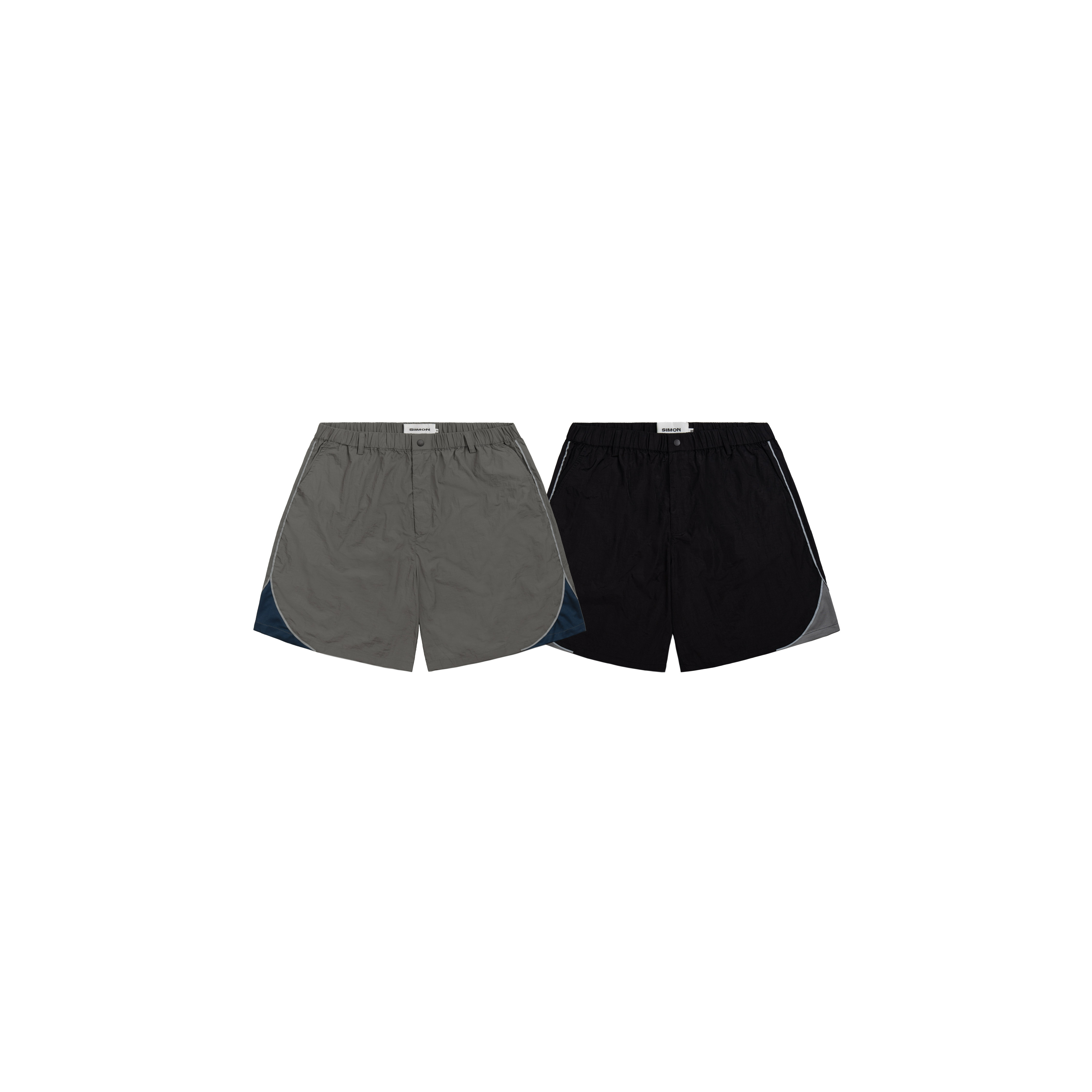 【最後一件】SIMON MADE BS-2409 SPORT 足球 拼接 出芽 尼龍 運動 短褲