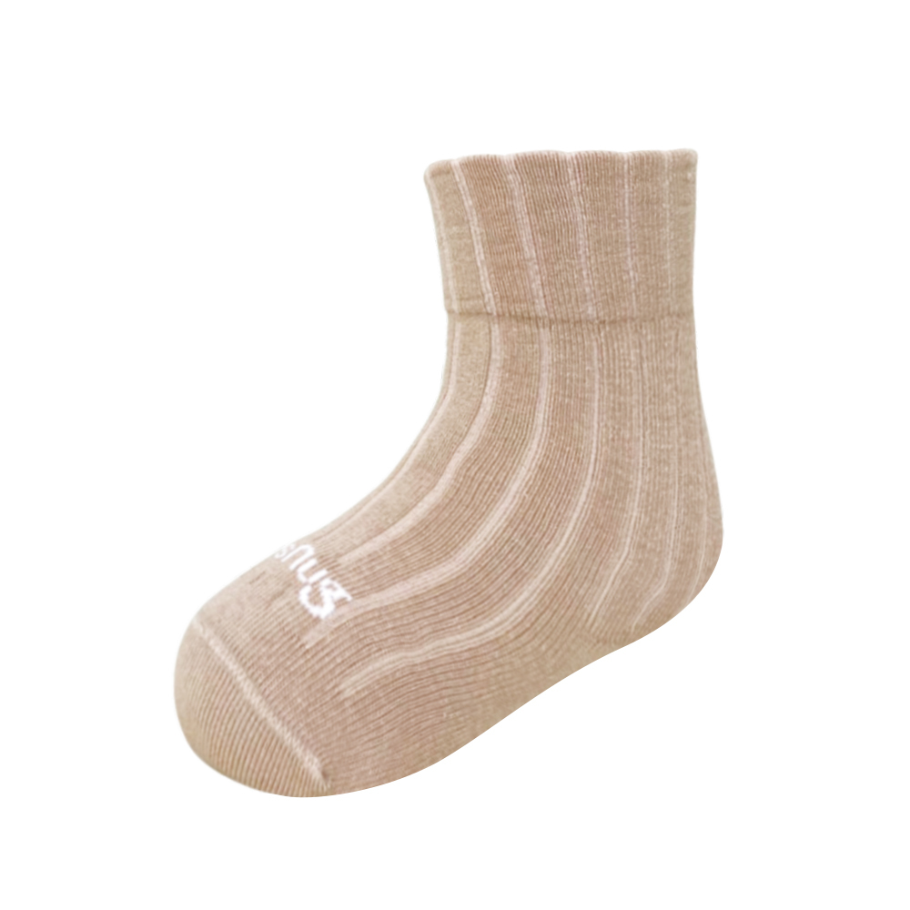 Mid calf Newborn Baby Socks Caramel Milk