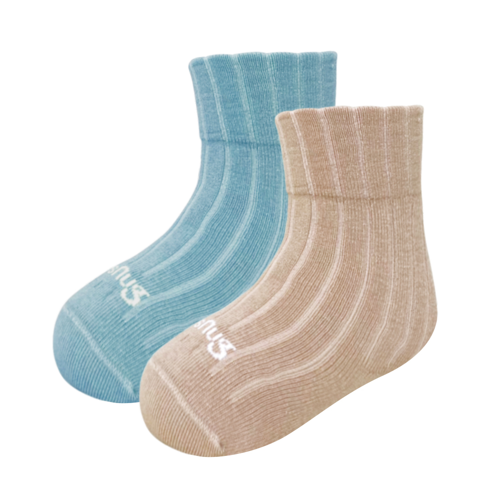 Mid calf Newborn Baby Socks Maca Blue