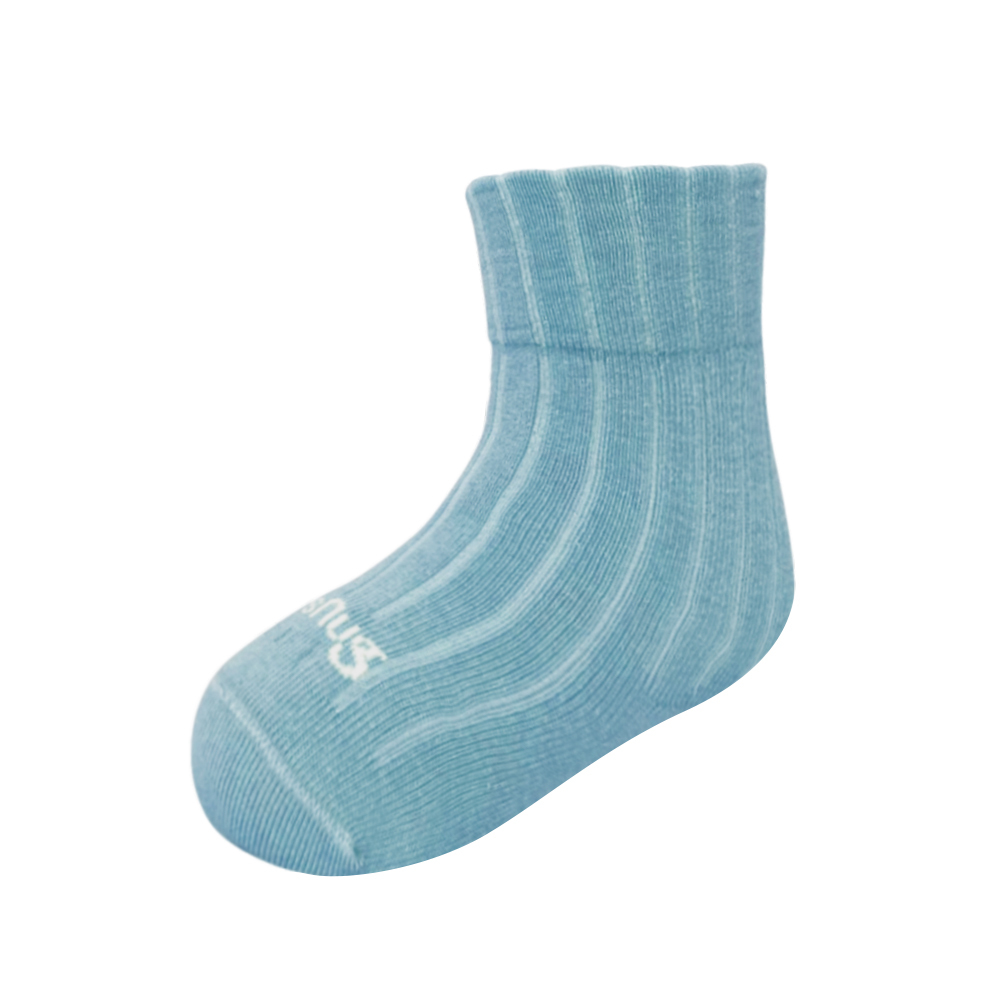 Mid calf Newborn Baby Socks Maca Blue