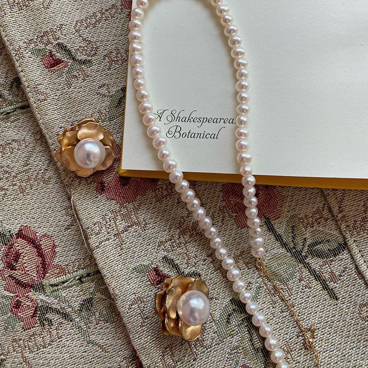 【優雅與自信】經典天然珍珠14K金項鍊