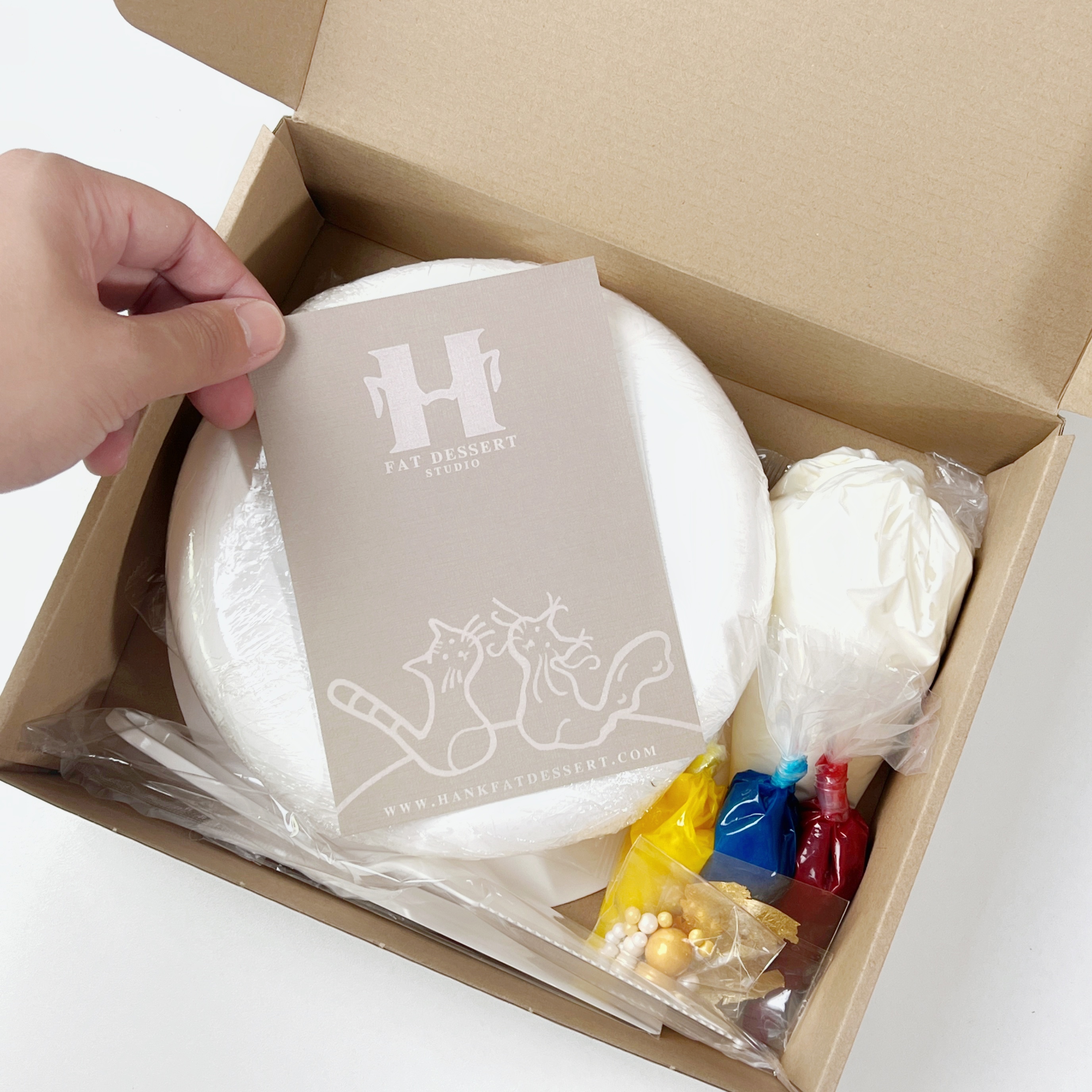 鏡面蛋糕DIY組合包（若自取請自行準備保冷袋）