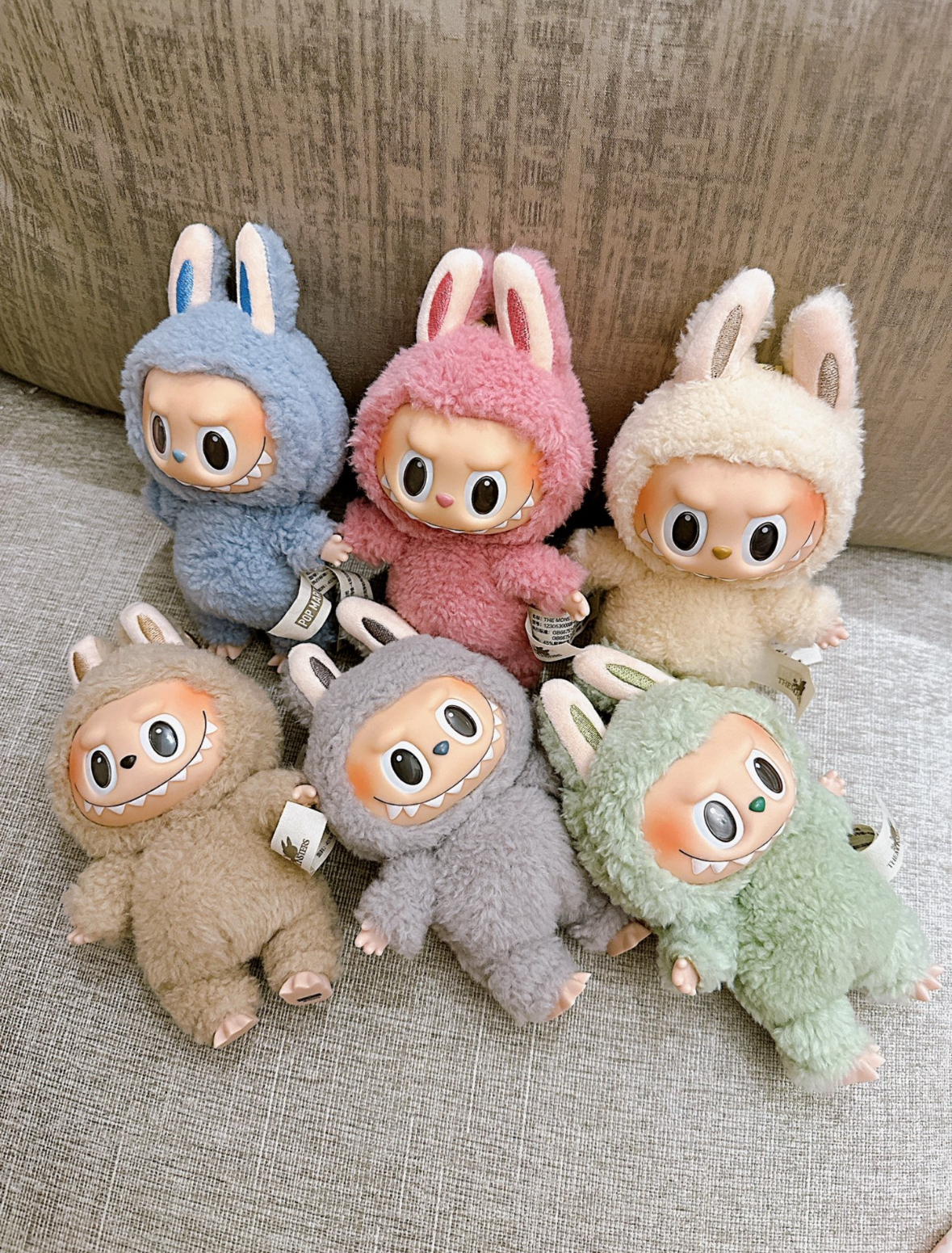 POPMART 泡泡瑪特 LABUBU 心動馬卡龍 搪膠臉毛絨掛飾盲盒 掛飾 盲盒/現貨+預購