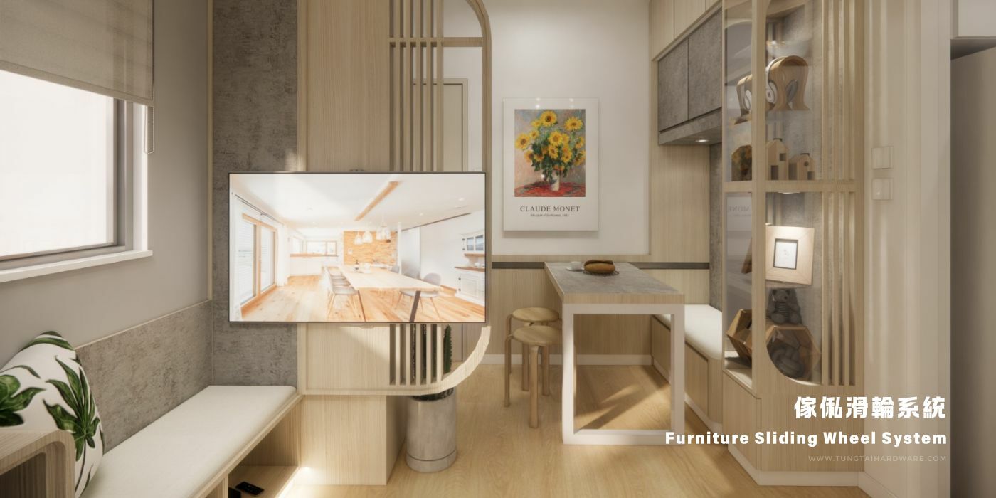 furniture sliding system demo