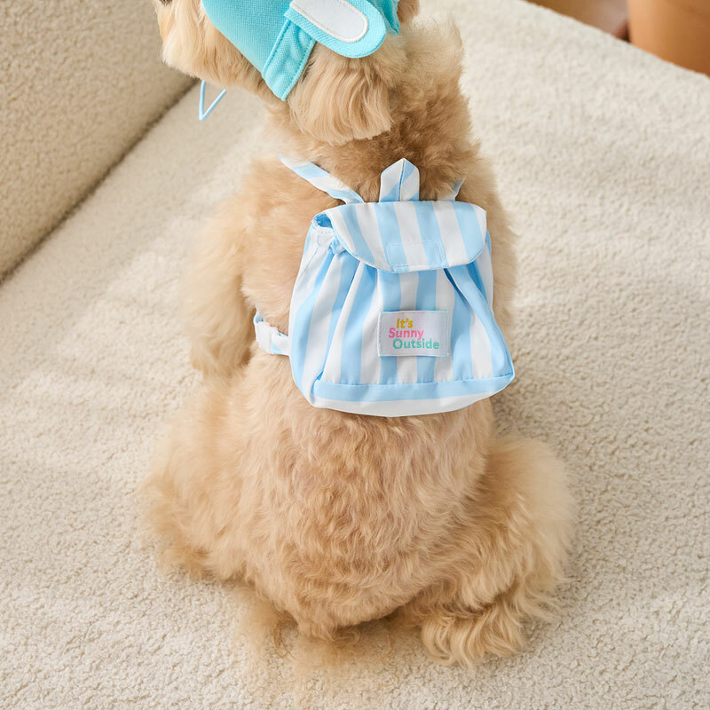 Windbreaker夏季配件-外出小背包- 藍條紋-It’s sunny outside