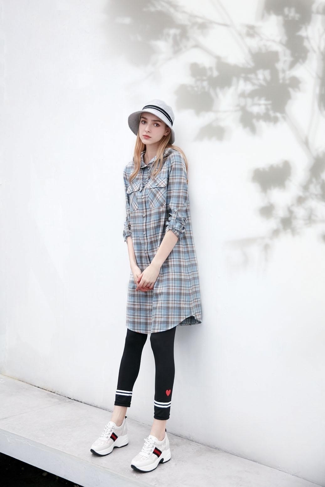 愛心機能布（吸濕排汗抗紫外線）運動休閒內搭褲U6791