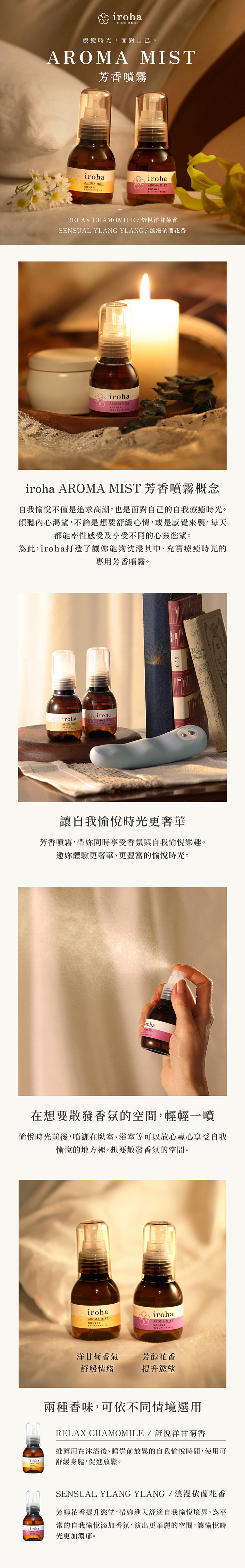iroha AROMA MIST 空間芳香噴霧