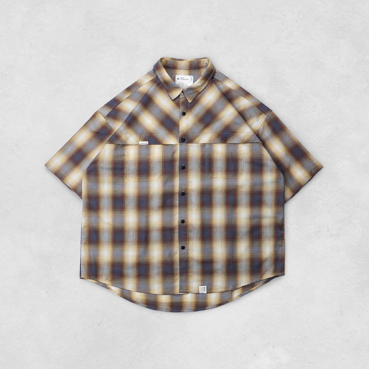 B-SIDE SUNSET BEACH CHECKED SHIRT