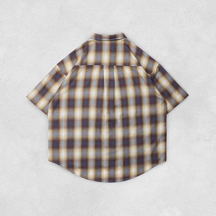 B-SIDE SUNSET BEACH CHECKED SHIRT