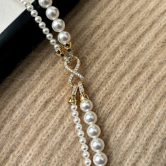 【貝珠綻】雙層貝珍珠可拆分項鍊