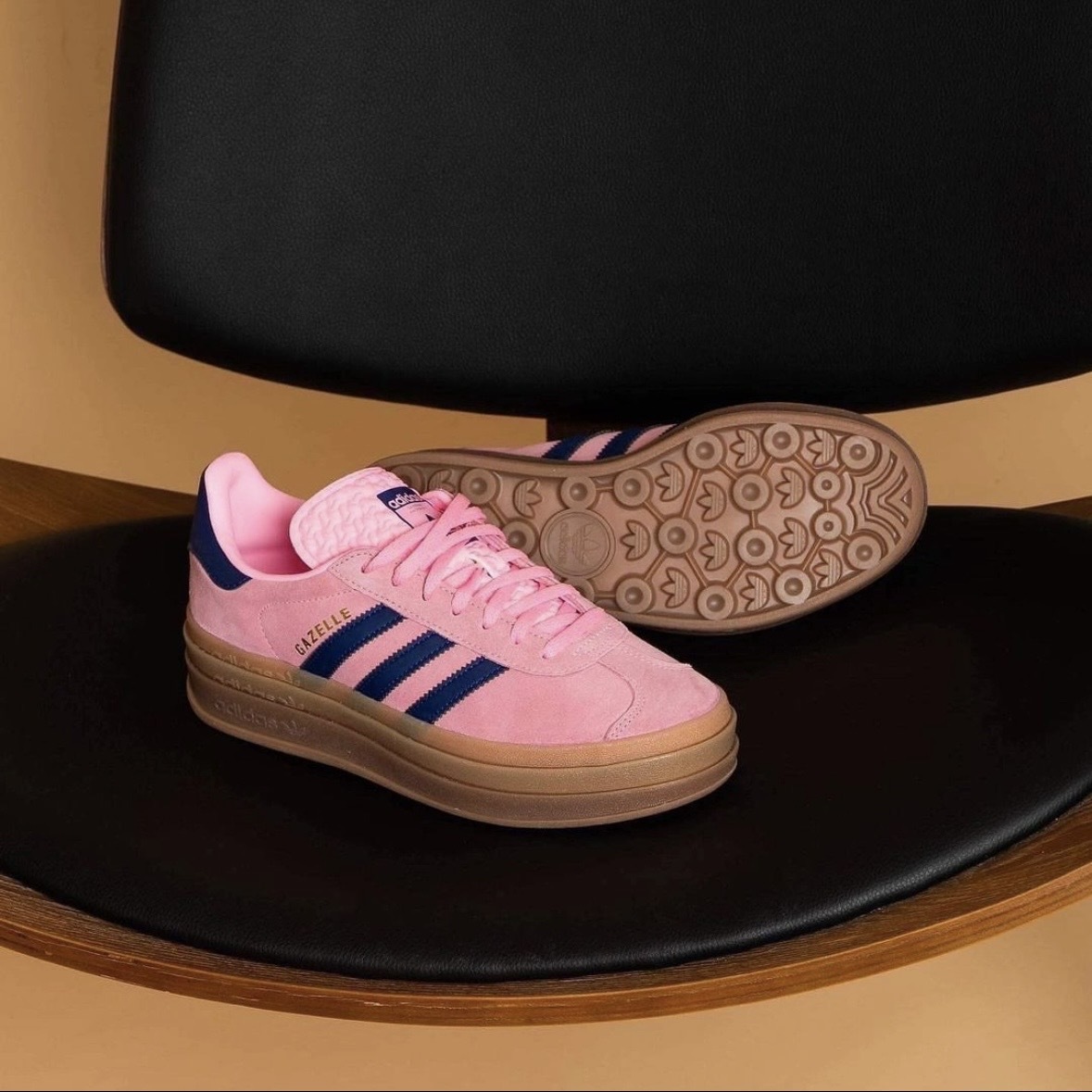 Adidas Originals Gazelle Bold 粉紫 焦糖底 厚底 堆疊 女鞋 H06122