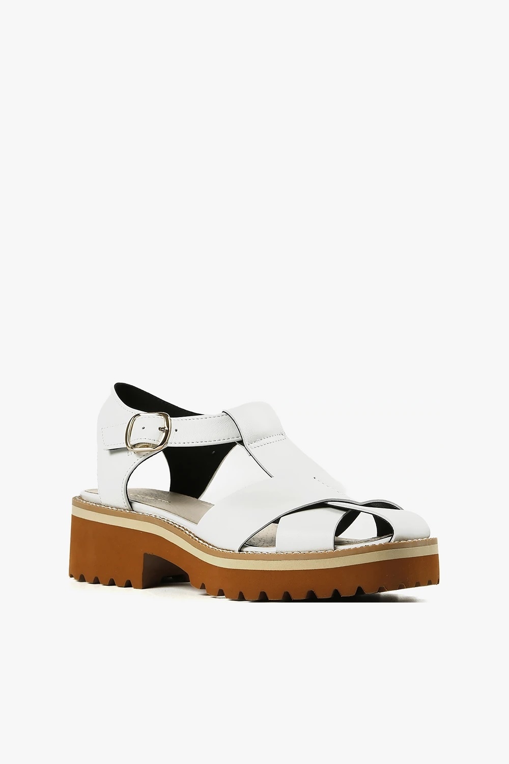 Chris Cross Lugg Sandal T字型厚底涼鞋