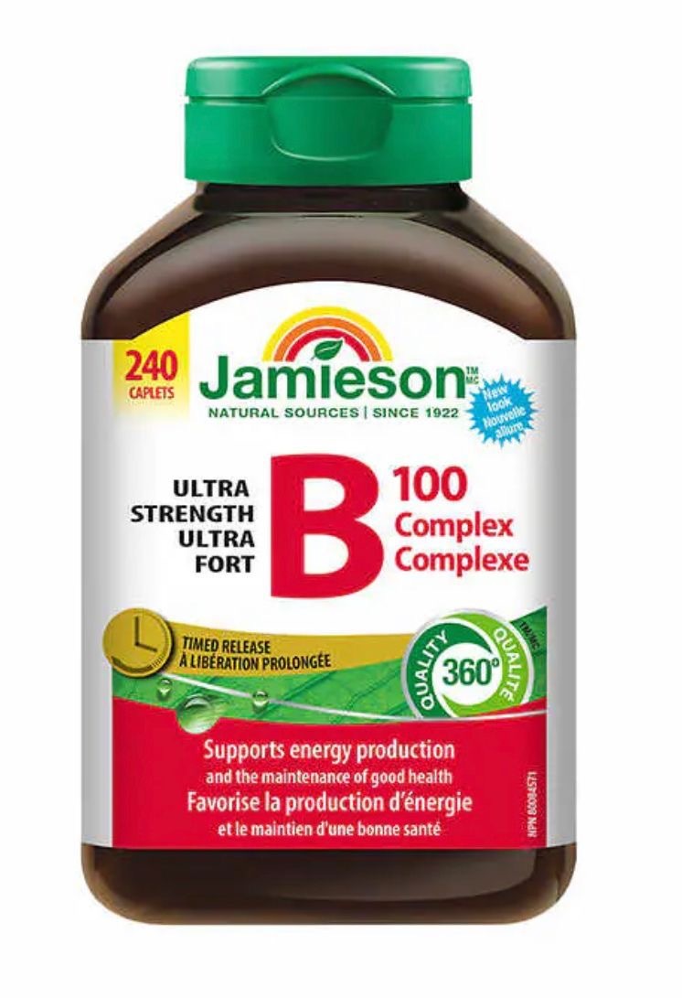 加姐 Jamieson B100 加強版 240粒 *滿$899包京東送貨上門* CC60