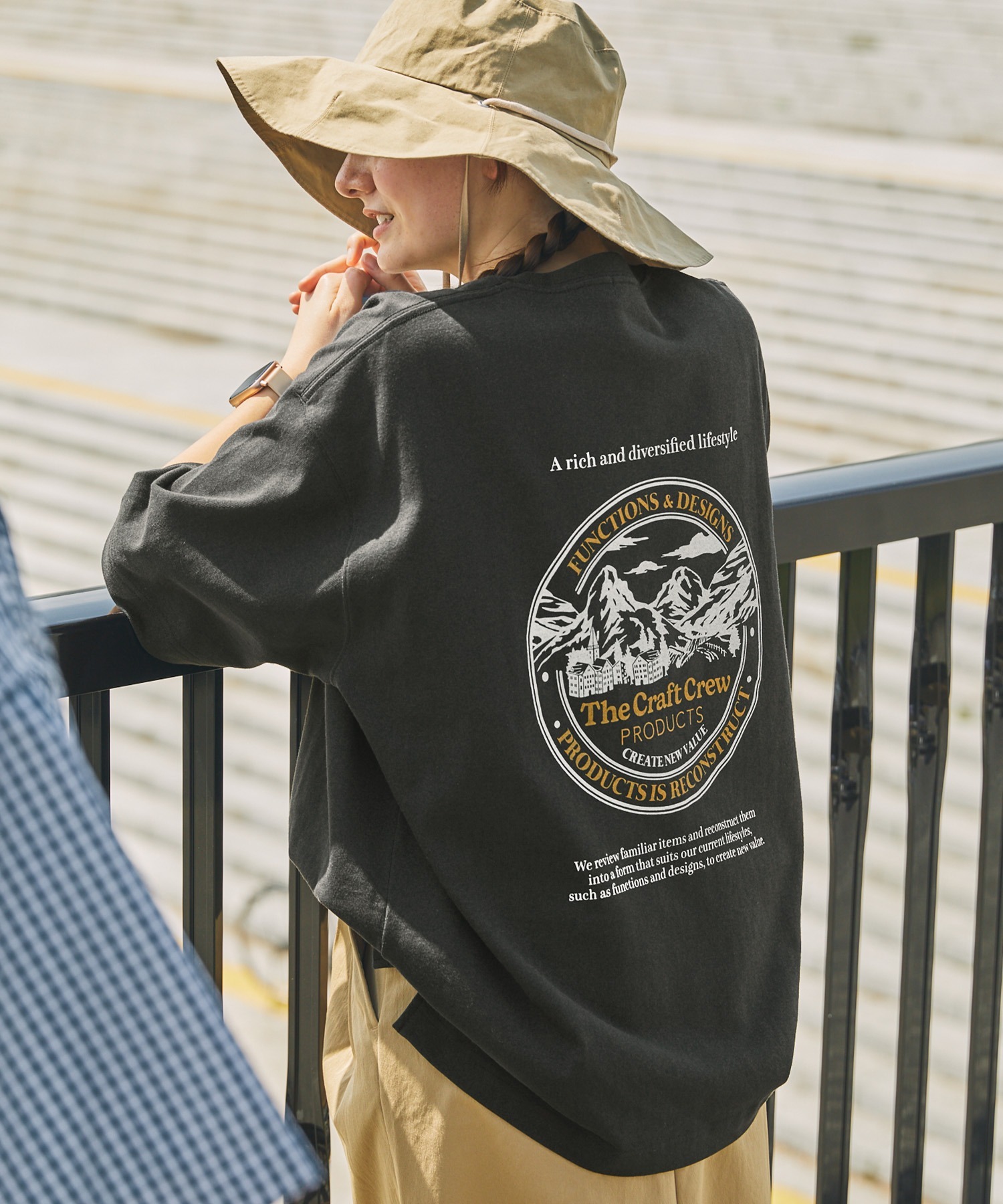 日本 The Craft Crew Products Heavyweight Functional Fabric Back Print Tee [CCPsc845]