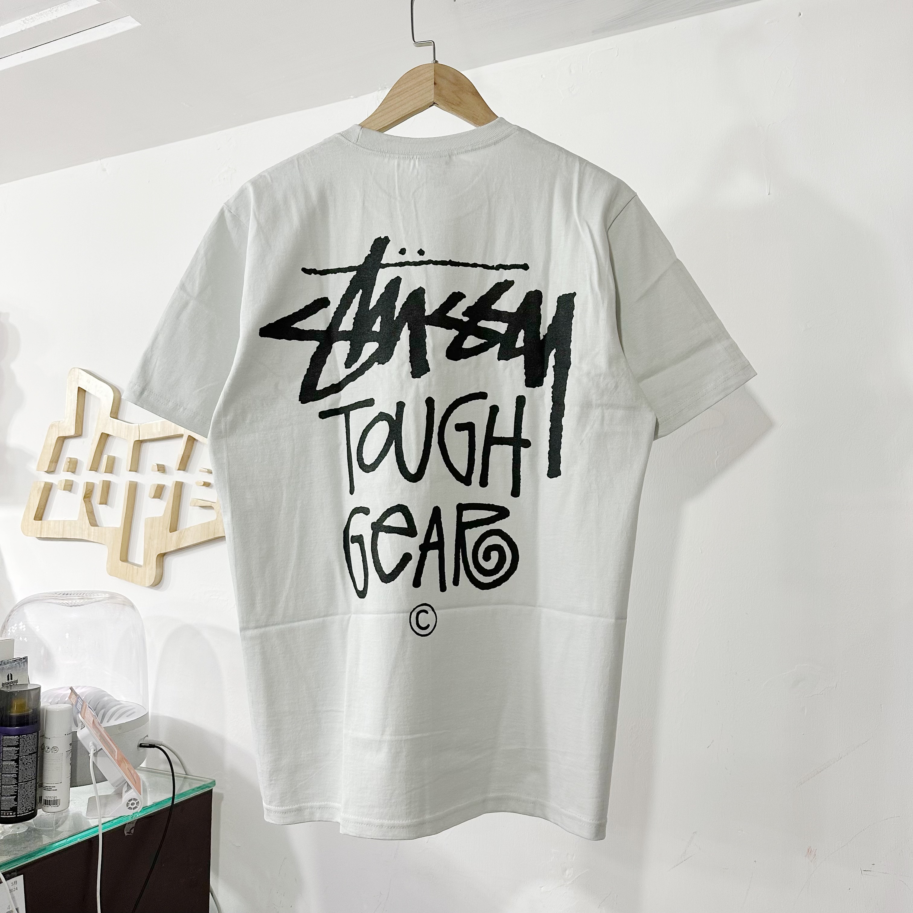 STUSSY TOUGH GEAR TEE - FOG（GREY灰色）