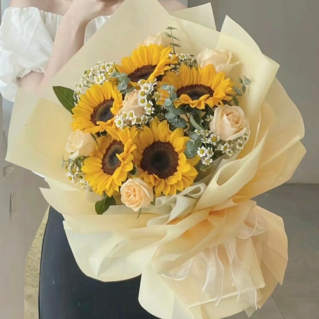 鮮花 / 春日太陽花花束