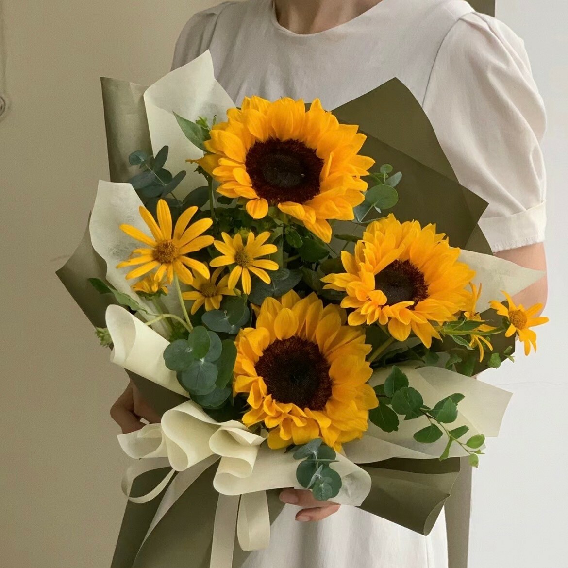 鮮花 / 文藝太陽花花束
