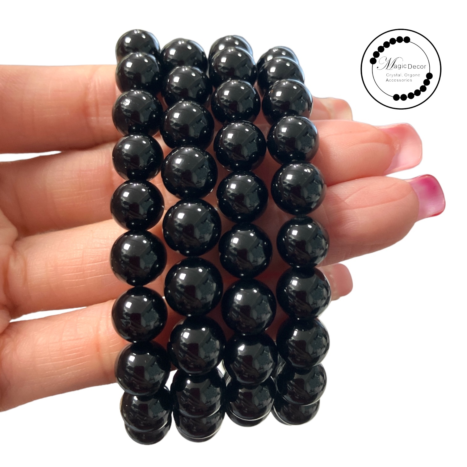 260124 - C27 8mm+傳承級黑碧璽手串