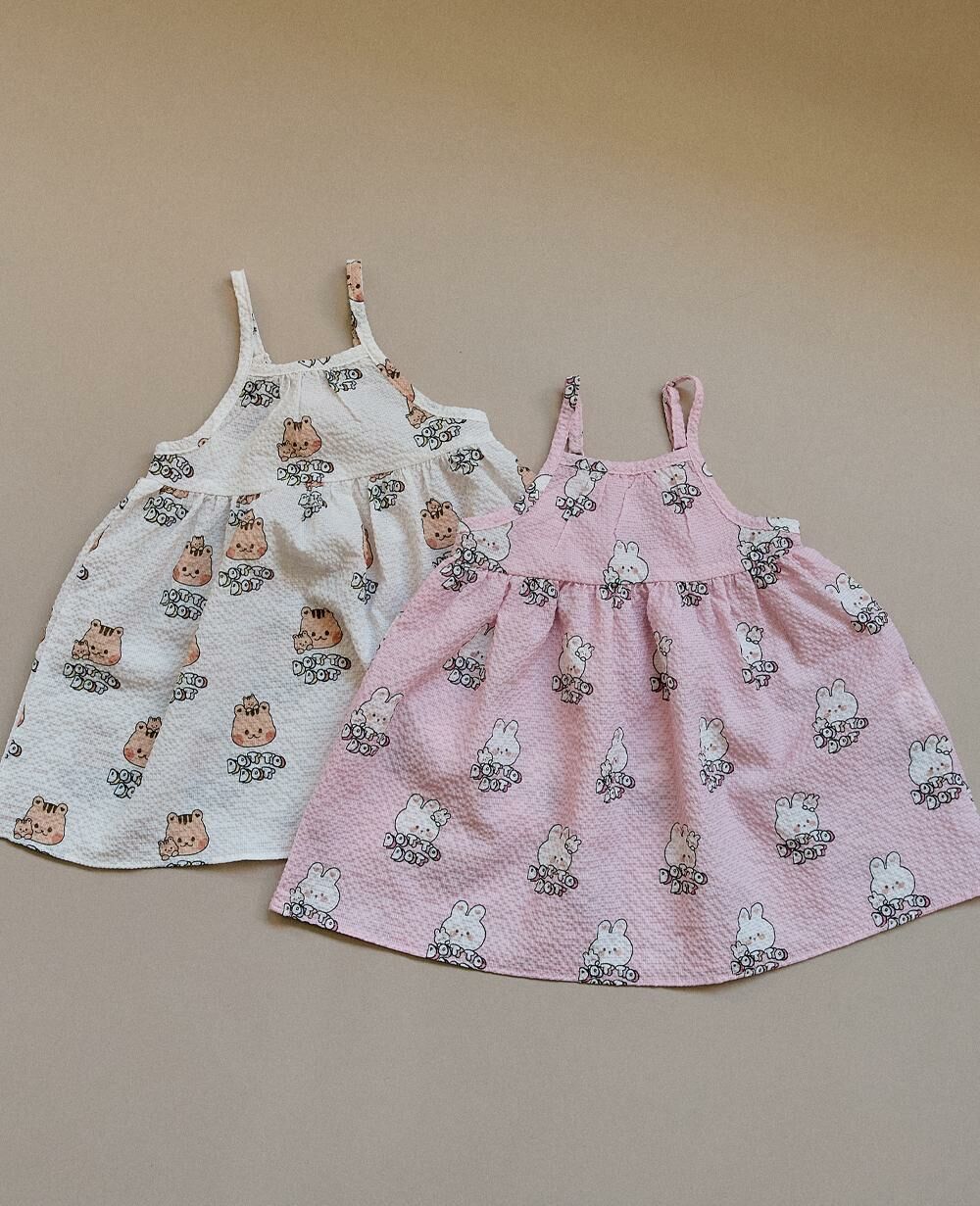 🌞DOTtwins泡泡紗系列-吊帶連衣裙