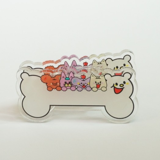 小狗出遊日 壓克力MEMO夾｜波波冰狗室