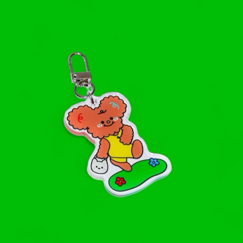 購物puppy 壓克力鑰匙圈｜波波冰狗室