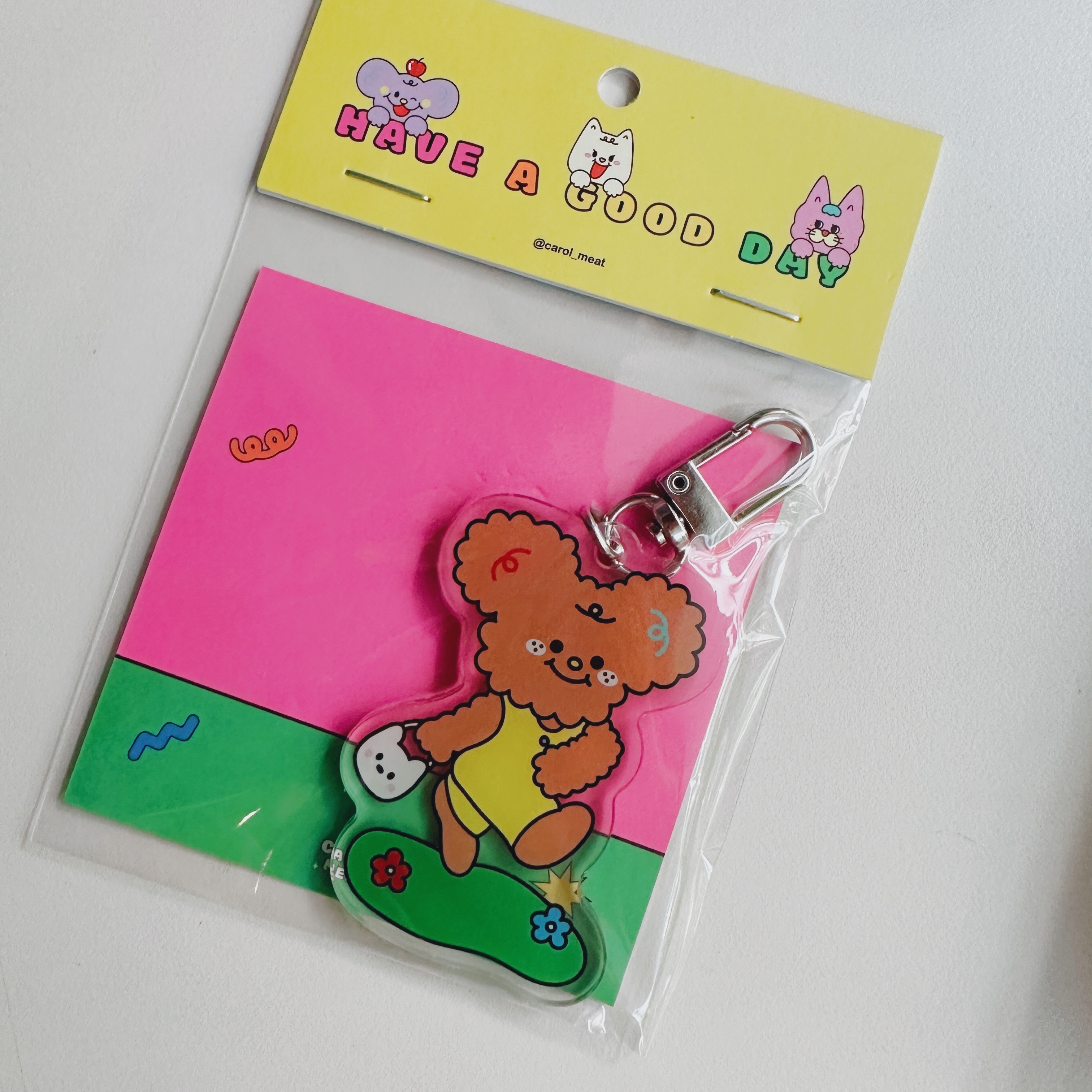 購物puppy 壓克力鑰匙圈｜波波冰狗室