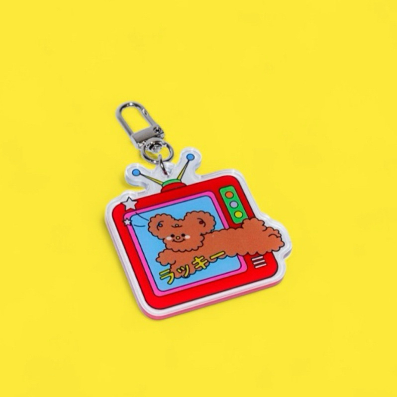 幸運puppy 壓克力鑰匙圈｜波波冰狗室