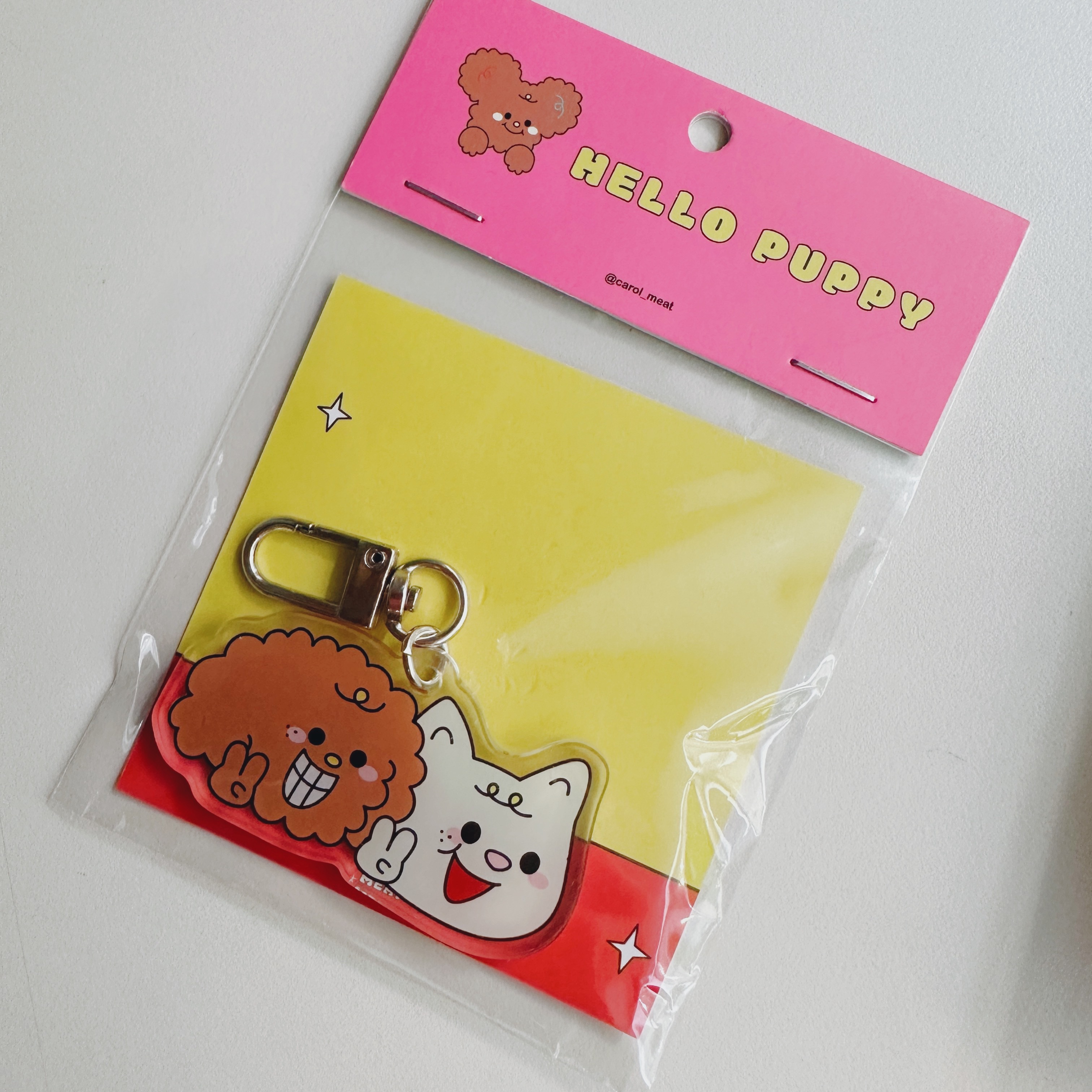 雙狗yaya 壓克力鑰匙圈｜波波冰狗室