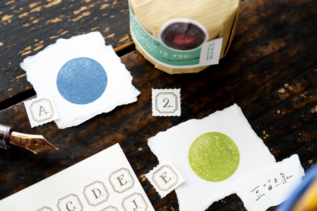 文字標記(有框)   活版便箋本｜OURS森林好朋友