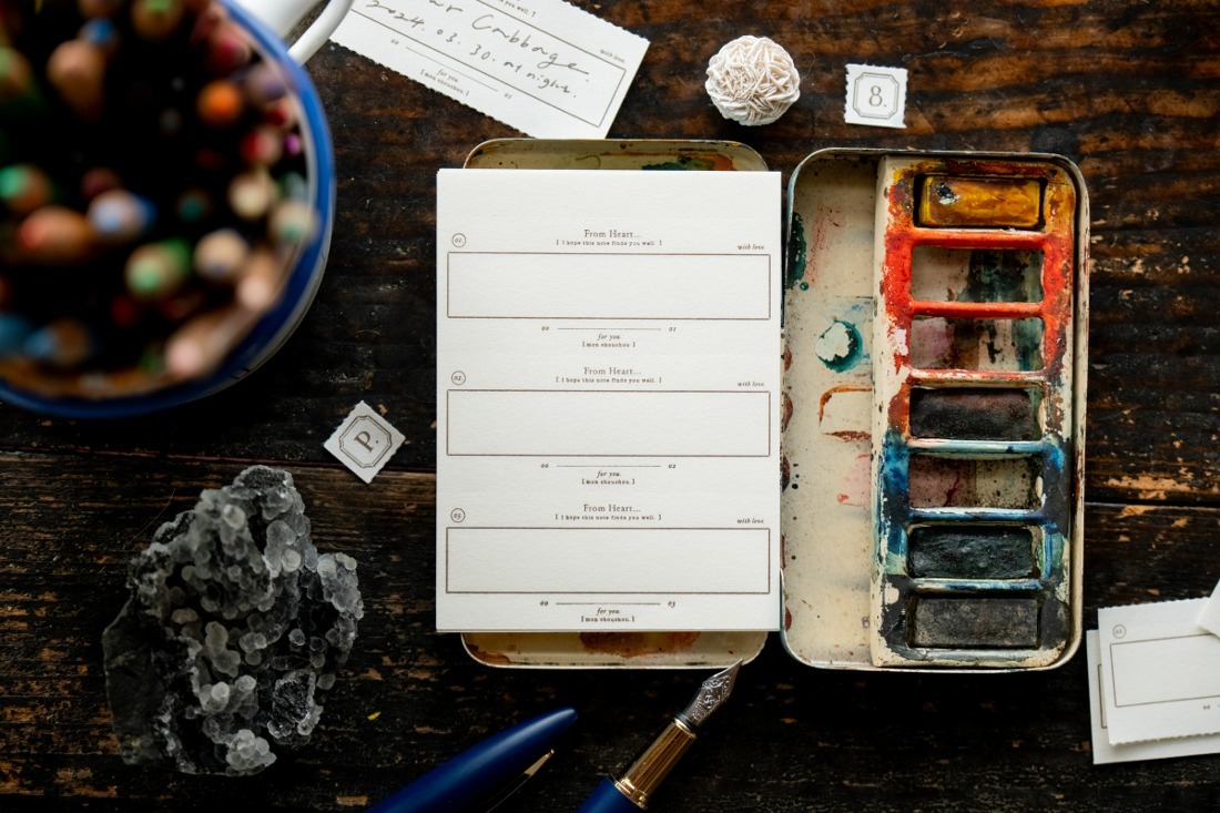 From Heart 活版便箋本｜OURS森林好朋友