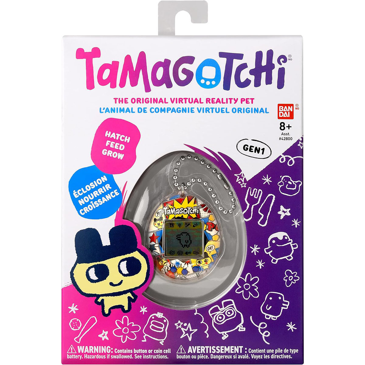 Tamagotchi豆豆漫畫書圖案(英文版)