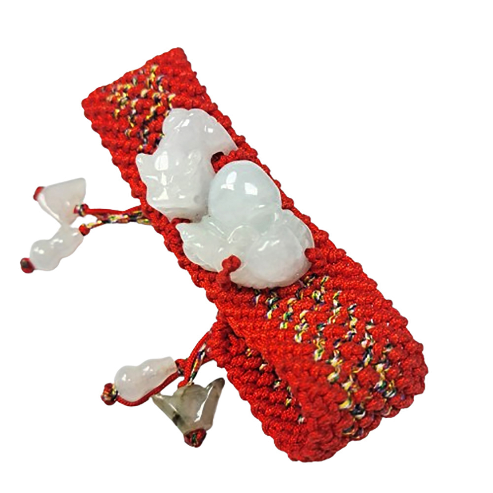 玉貔貅寶袋開運編織手練【十方】132824