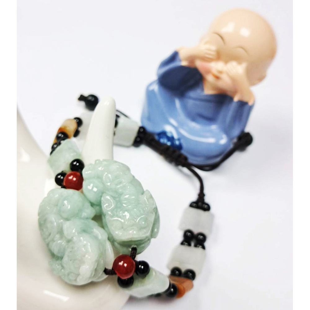 玉貔貅 招才開運 手練【十方】133903