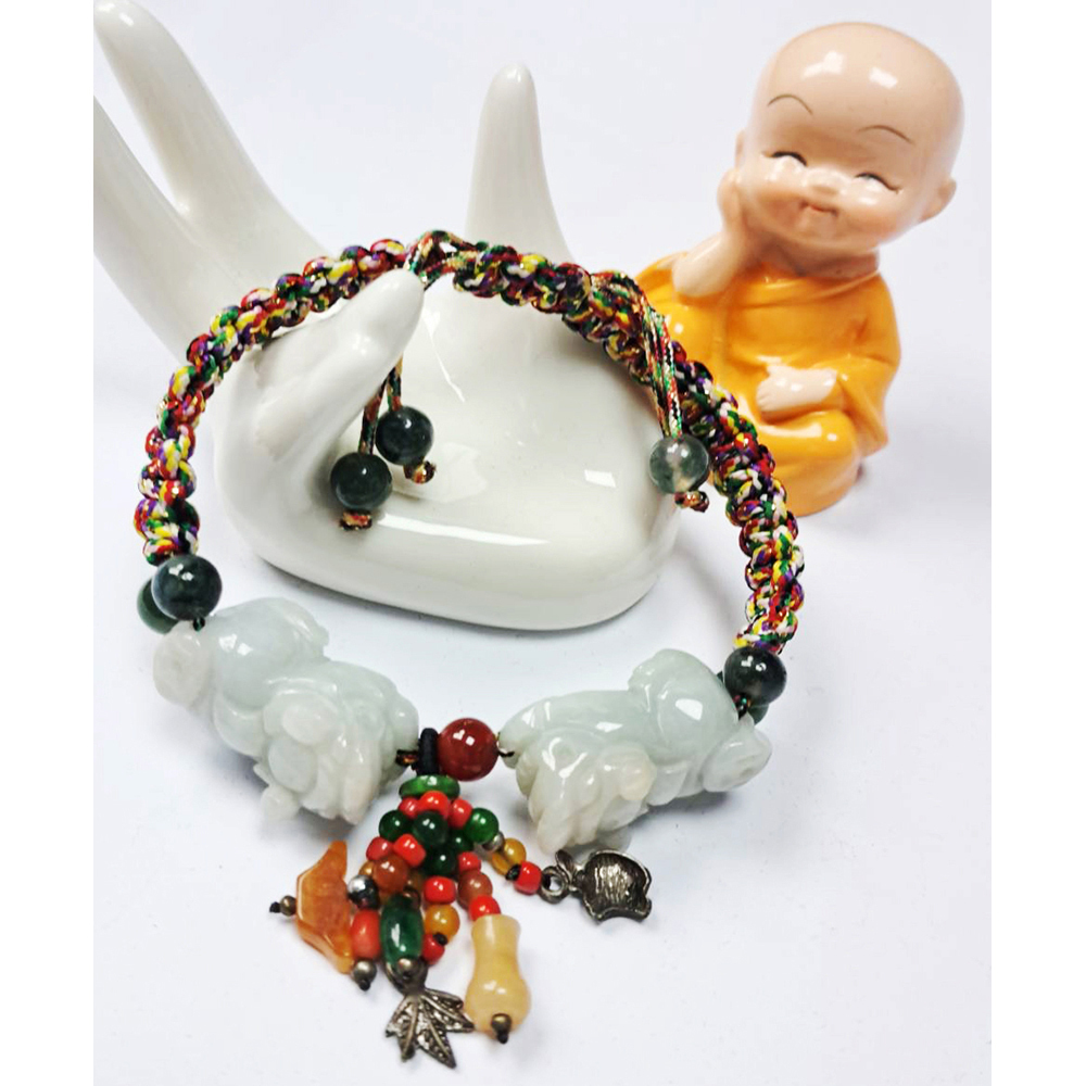 玉貔貅五色線手鍊【十方】134383