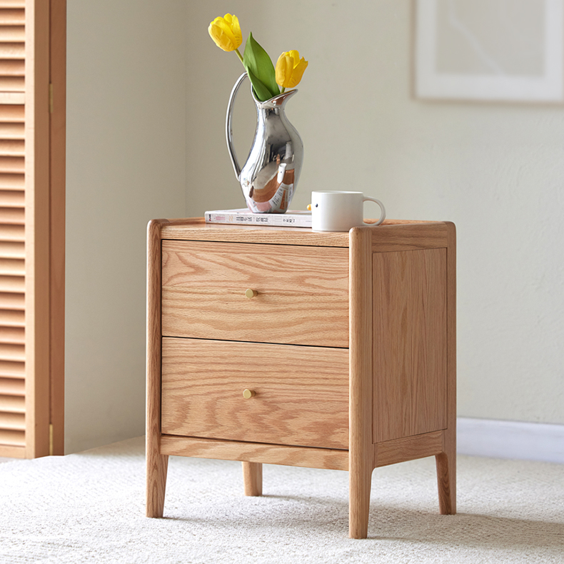 京典實木床頭櫃A款 JD-N1021