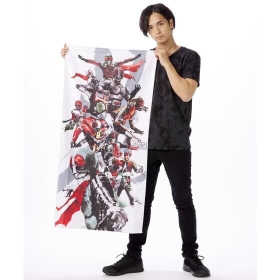 231032 Pbandai 預訂2025/7月 菅原芳人計画　仮面ライダーシリーズ　バスタオル　仮面ライダー昭和の激闘