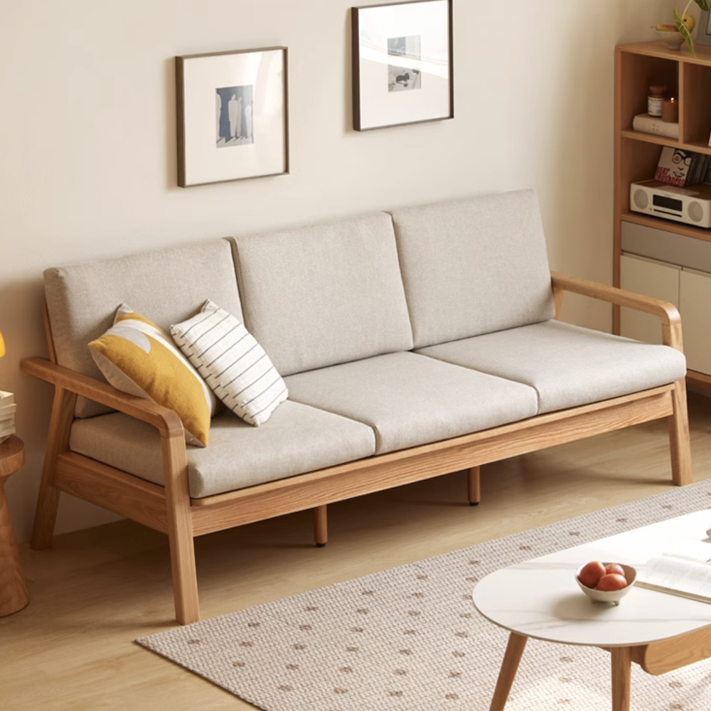 京典實木沙發B款  JD-N1062