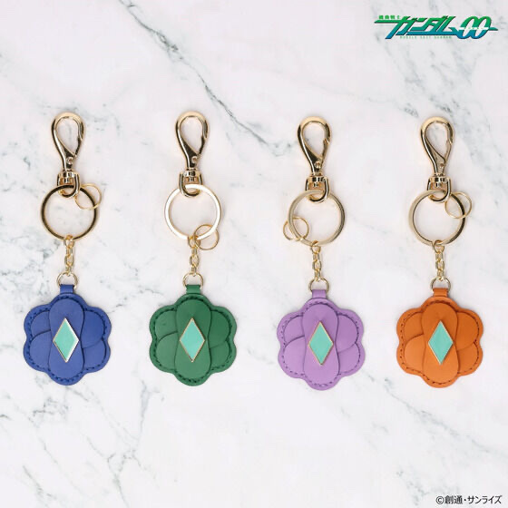 Pbandai 預訂2024/9月 機動戦士ガンダム00　革小物・スカーフアイテム　キーチャーム（全4種）