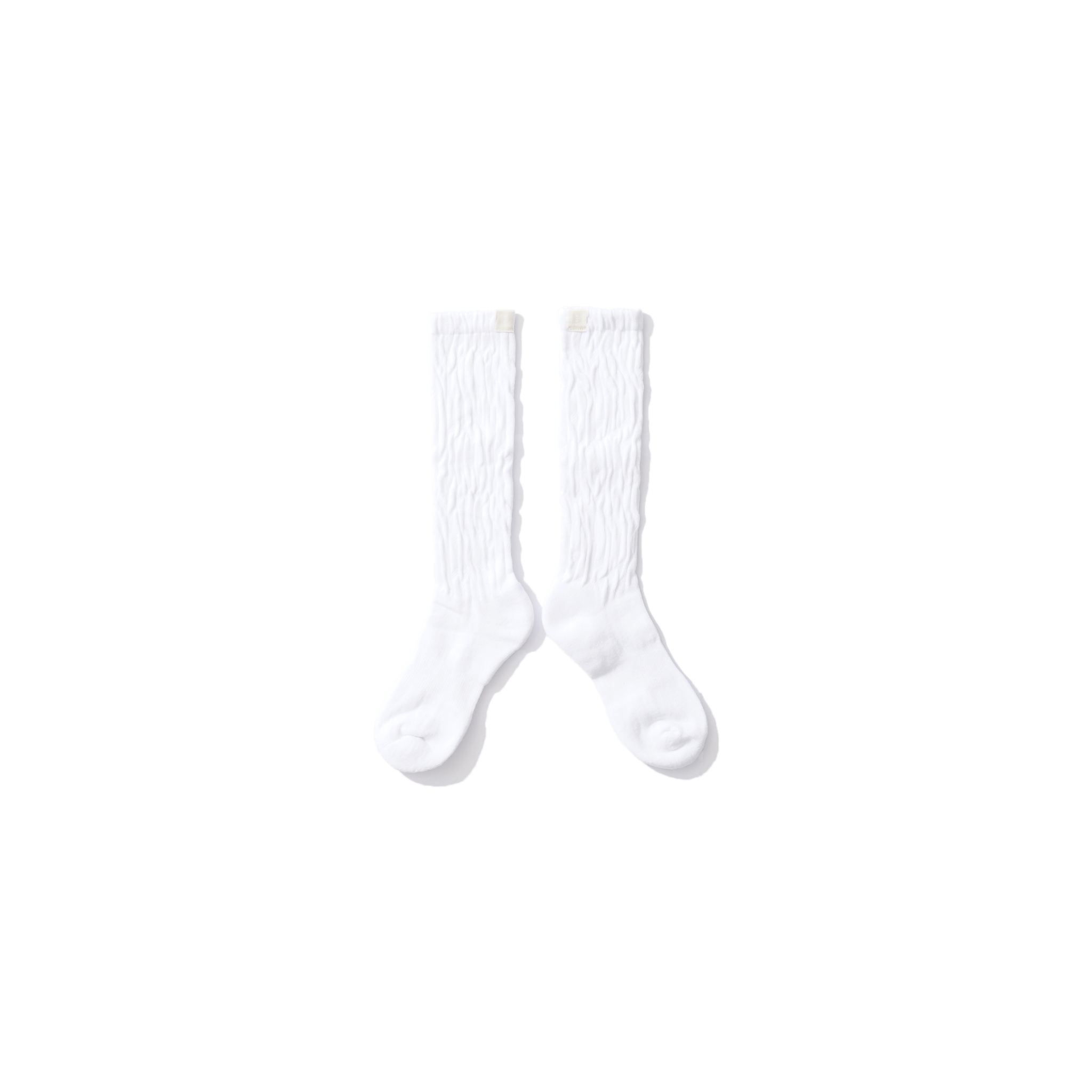 XIN5 抽高型白色苦瓜襪 - 24SS