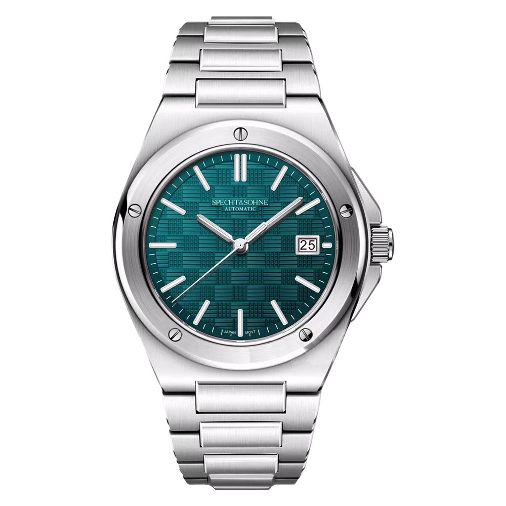 【SPECHT&SOHNE 施沛索恩】超級玩家系列 SP0012 酒桶型錶殼 太陽紋 炫光 錶盤 日本機芯 機械錶-.