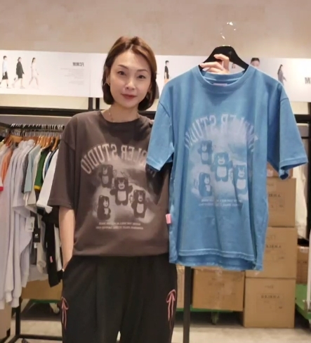 韓國代購 AMBLER 24年新款短袖TOPBS302