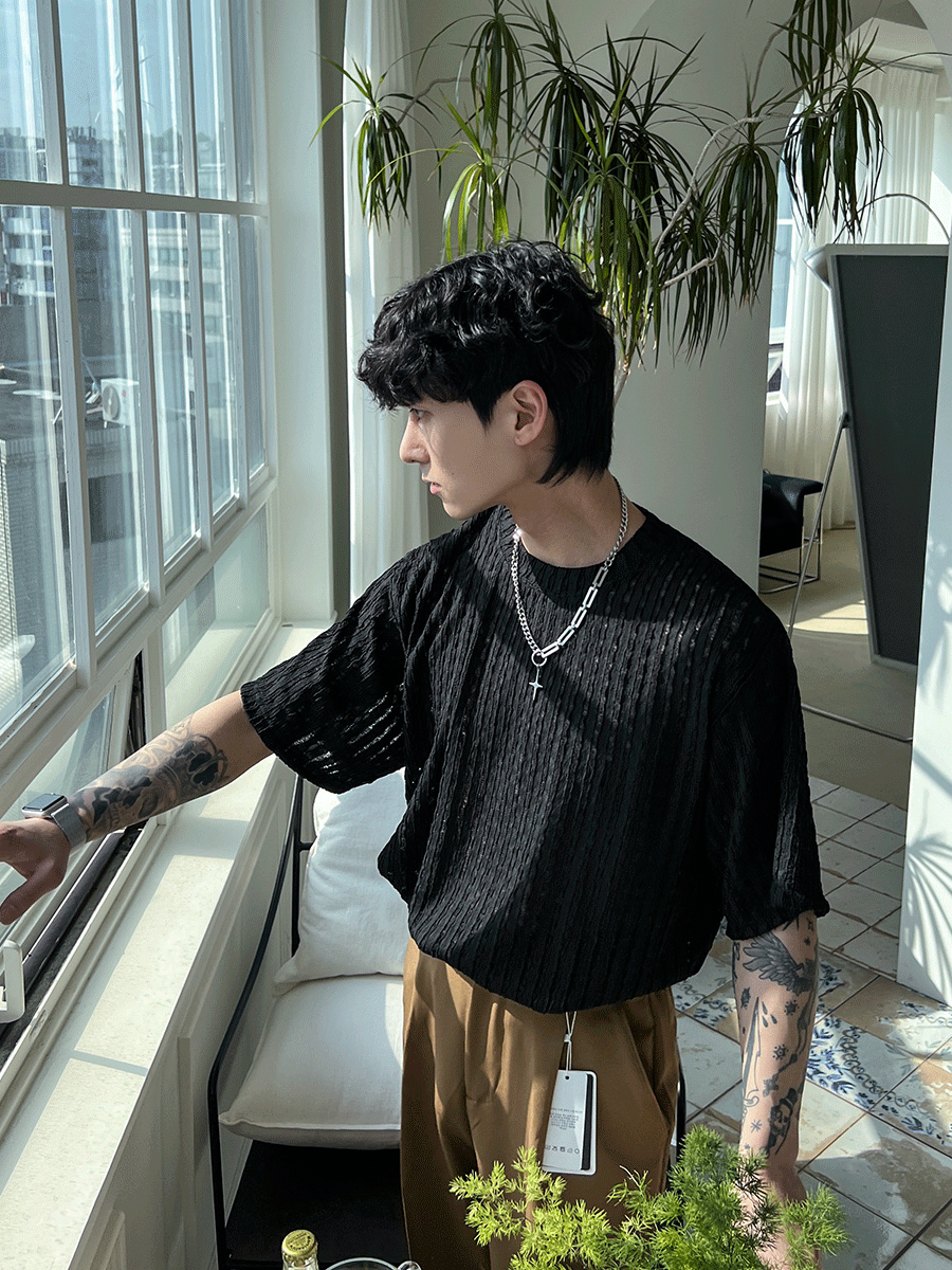 Toms破洞鏤空短袖T恤