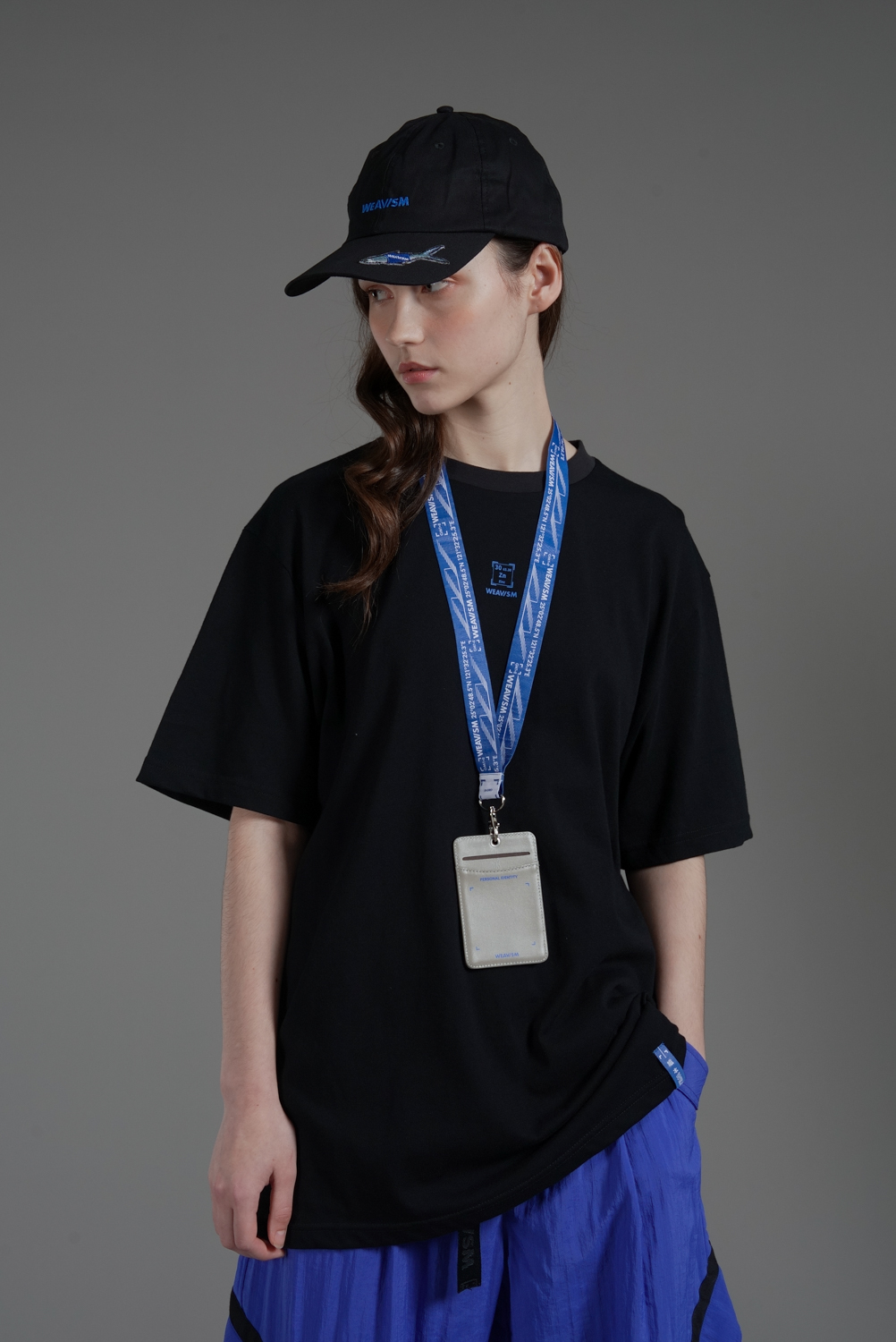 虱目魚刺繡帽-黑