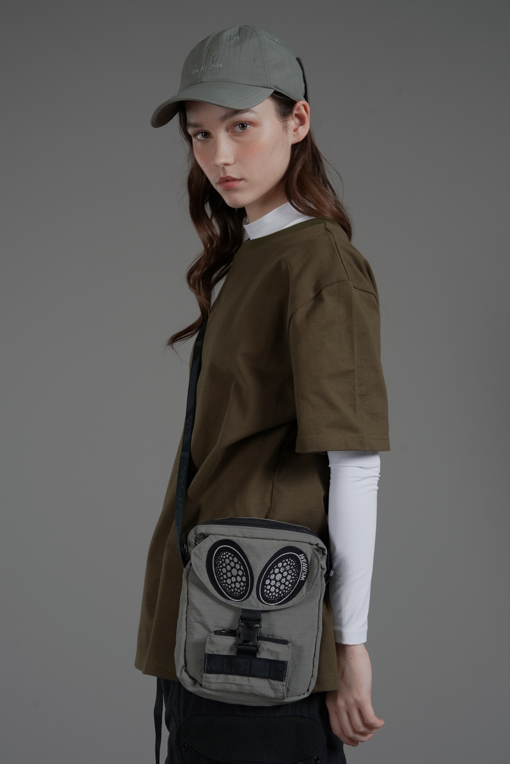 蟲首反光機能包 - 灰綠