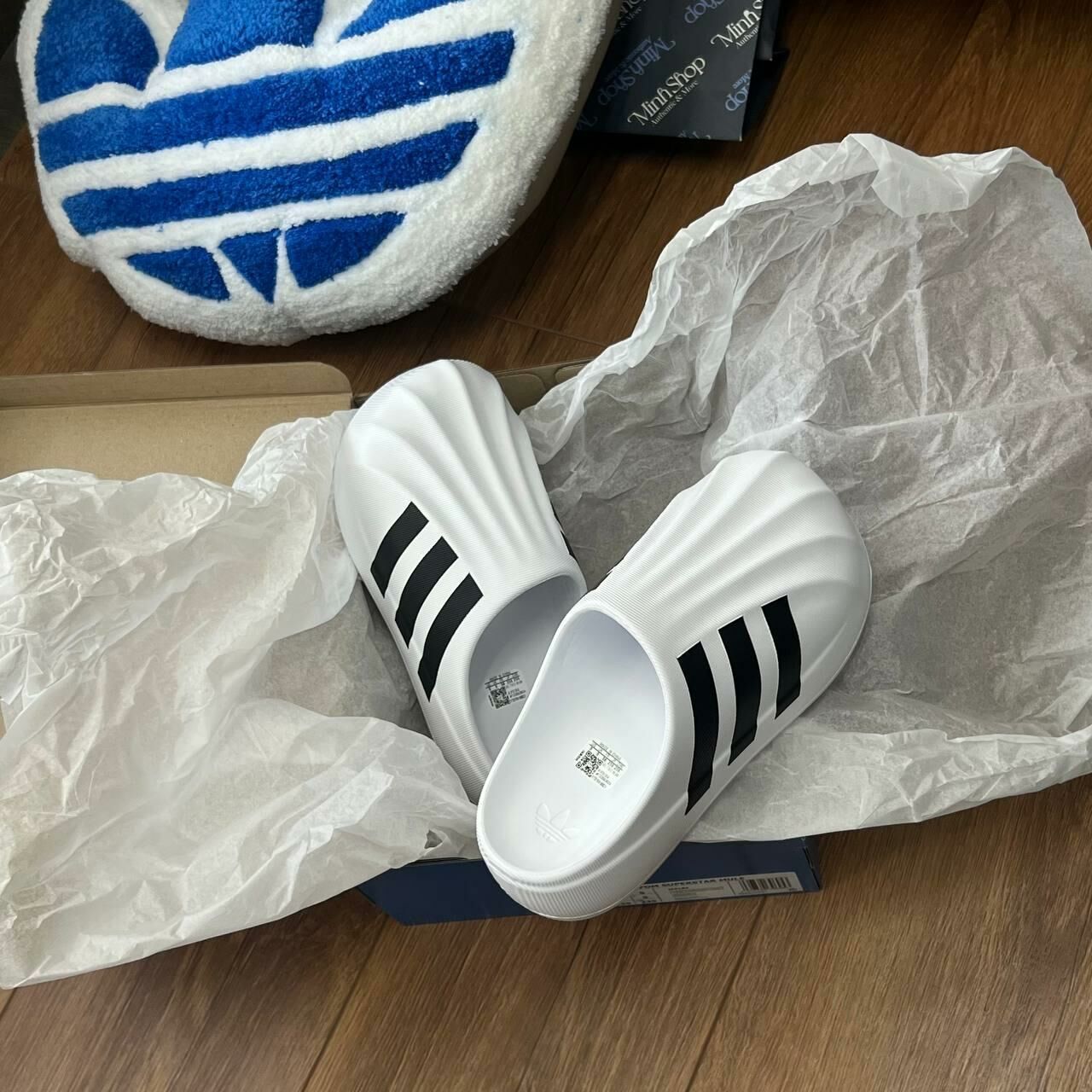 Adidas adiFOM Superstar Mule 穆勒鞋 拖鞋 貝殼頭 防水 黑IG8277 白IF6184/預購