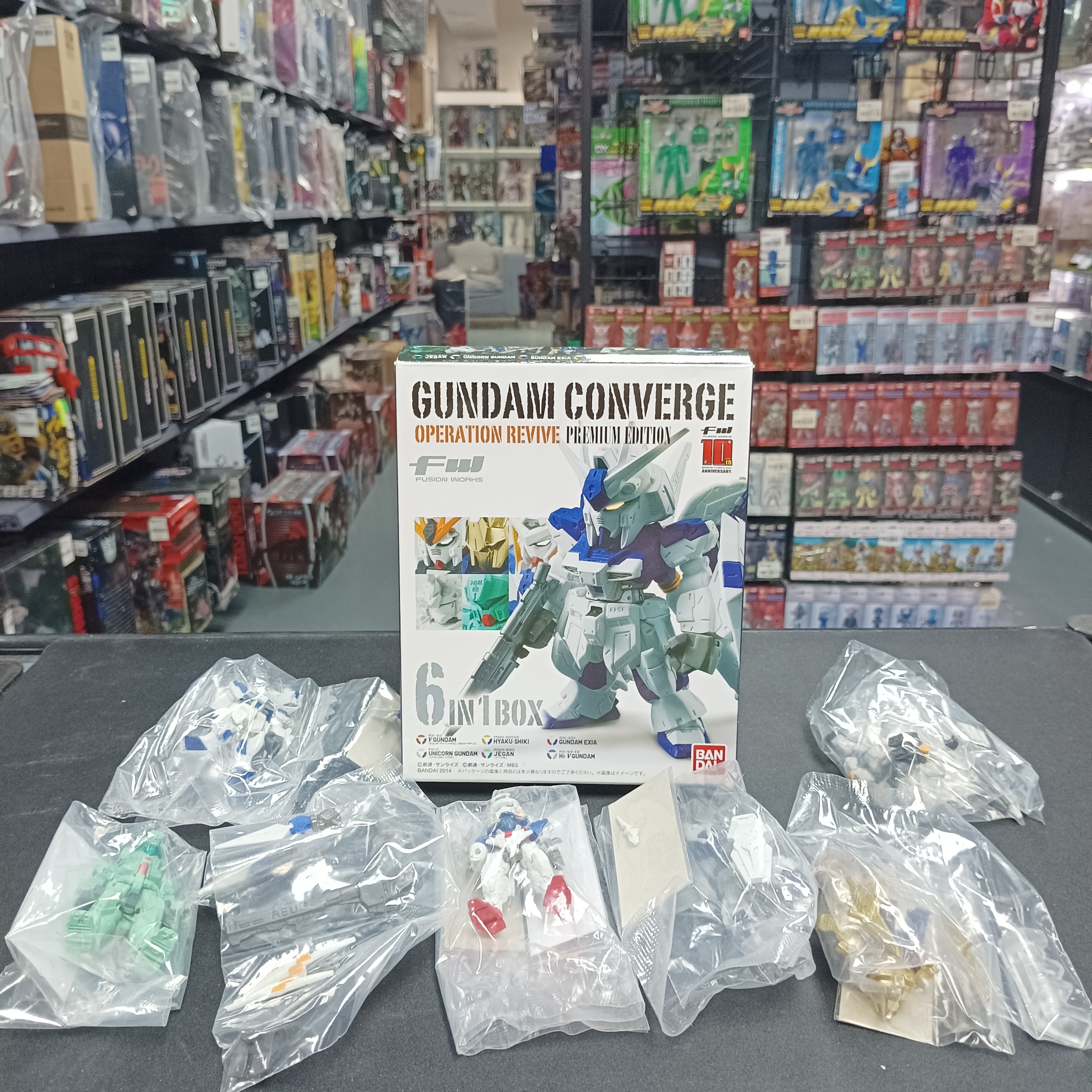 GUNDAM-Gundam Converrge Operation Revive Premium Edition FW 6in1 Box