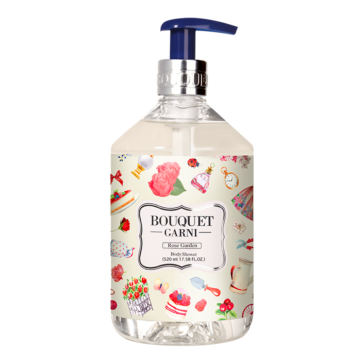 璞珈妮 香水沐浴露 520ml【玫瑰花園】-Bouquet Garni