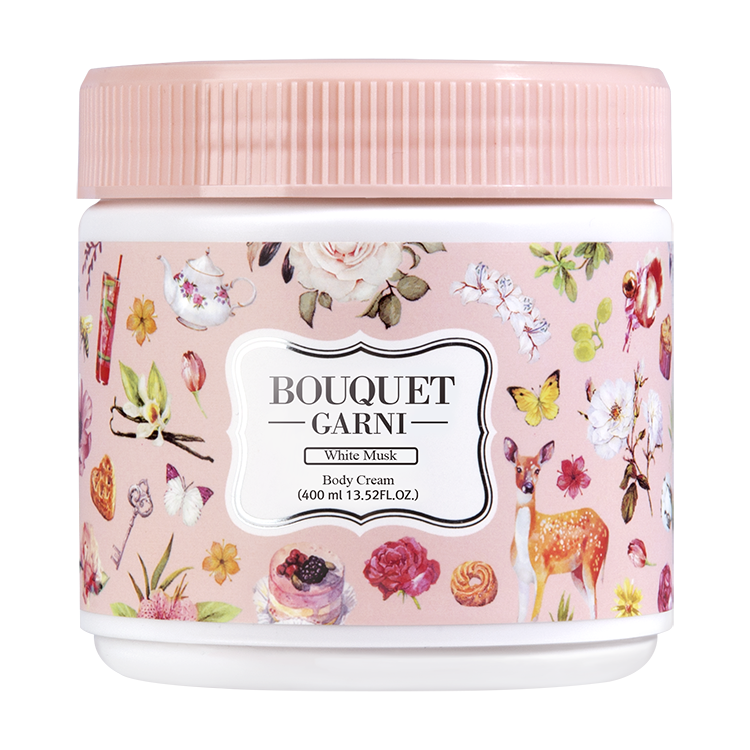璞珈妮 深層保溼潤膚霜 400ml【白麝香】- Bouquet Garni