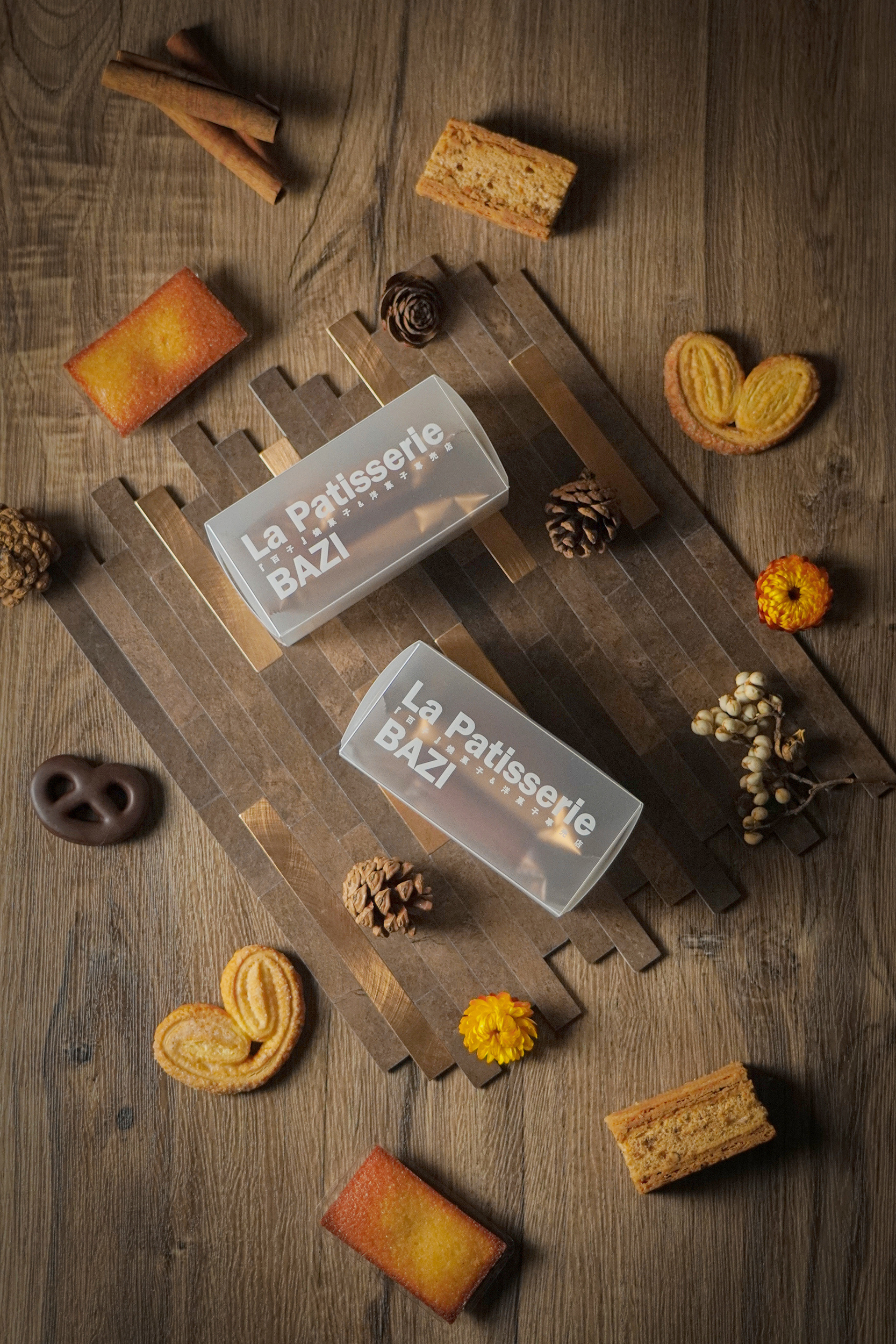 『 散水餅 & 回禮 』 燒菓子盒子